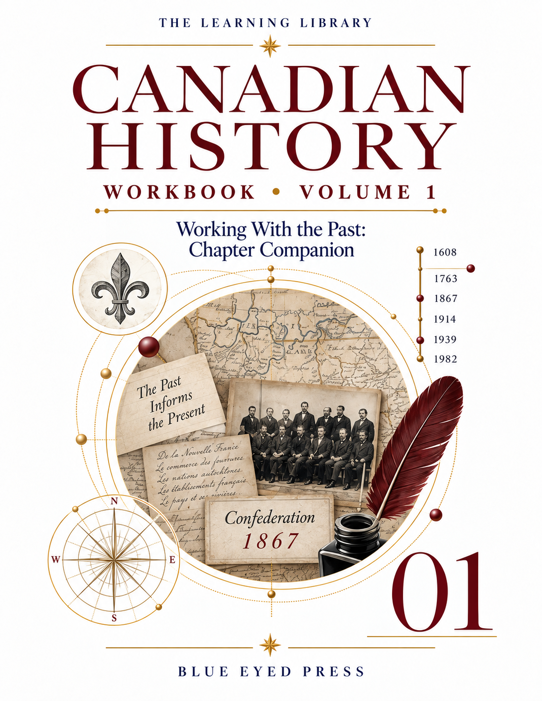 Cover of Canadian History Workbook, Volume 1